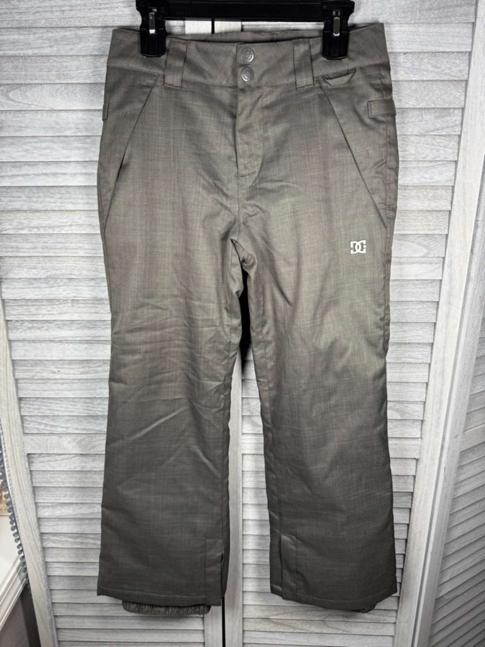 DC Youth Lg Gray Snow/Ski Pants